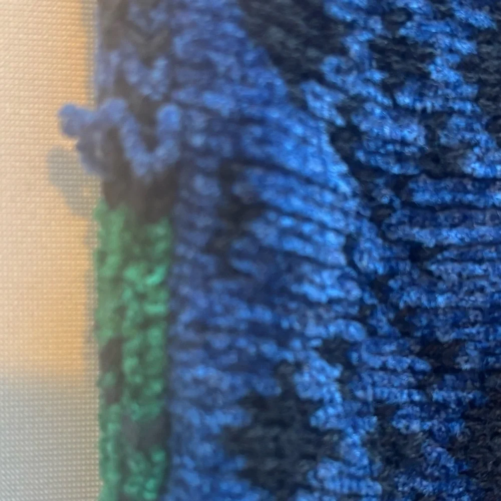 VINTAGE ESPRIT Color-block Bright Pattern Oversized Sweater 80s 90s Large - Picture 5 of 10